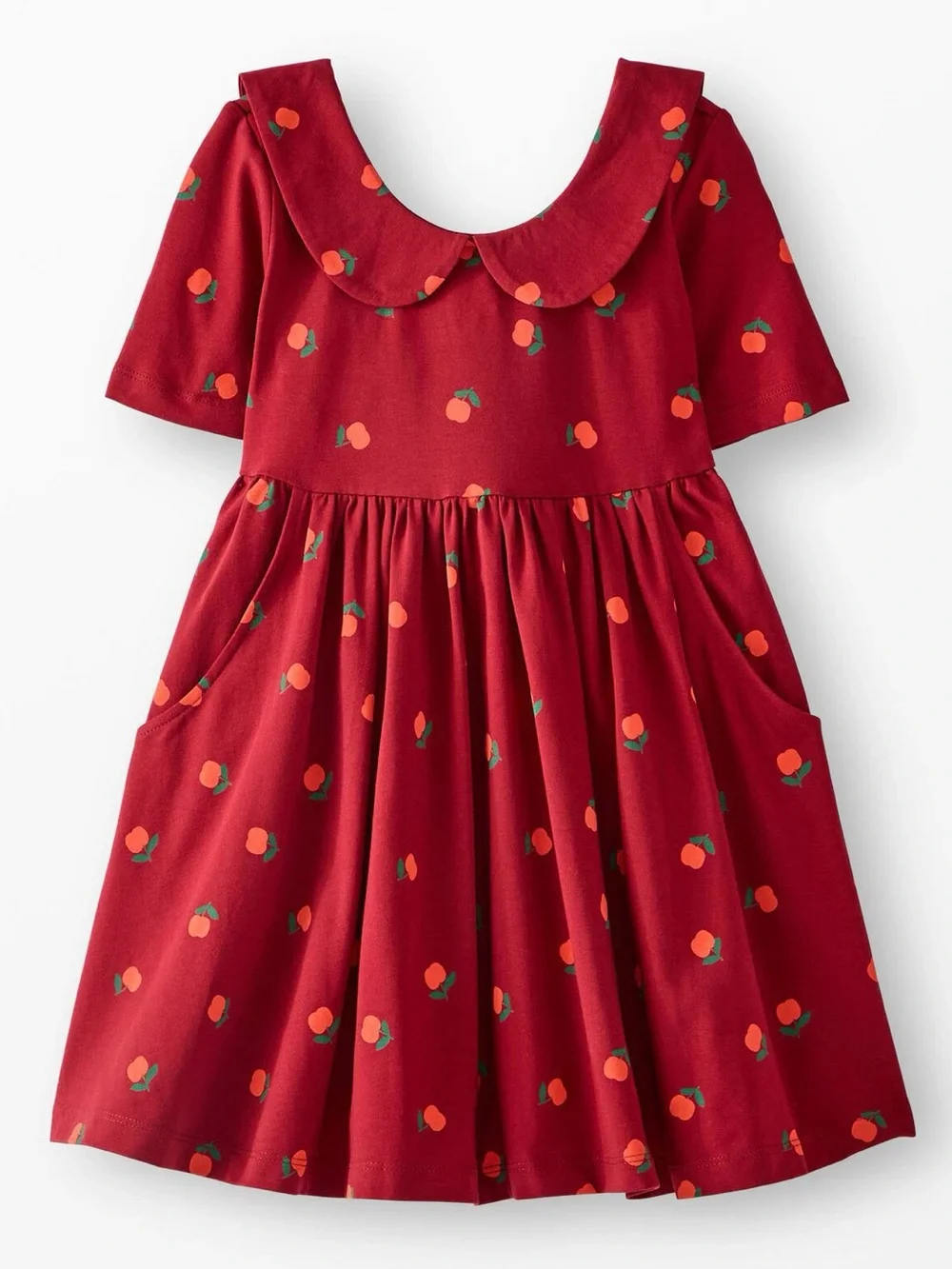 Hanna Andersson Collared Skater Dress with Pockets